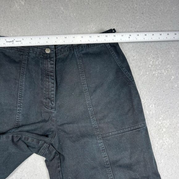 Lauren Jeans Co Ralph Lauren Jeans Womens 12 Black High Rise Tapered Denim - Picture 5 of 13